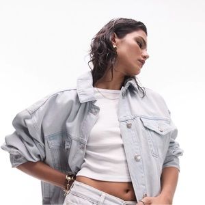 Topshop Light Blue Jean Jacket